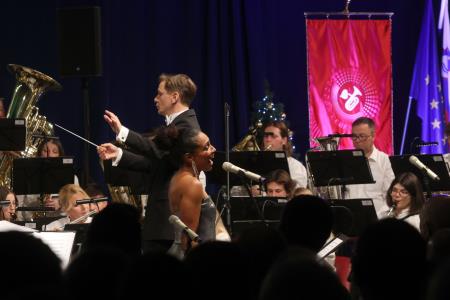 STOLETJE NAVDIHA 50. božično novoletni koncert Godbe Cerknica 44 Foto Ljubo Vukelič